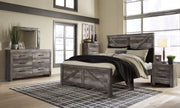 Wynnlow Gray Crossbuck Panel Bedroom Set
