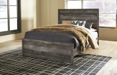 Wynnlow Gray Queen Panel Bed