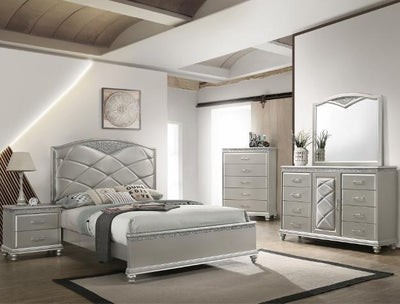 Valiant Champagne Panel Bedroom Set