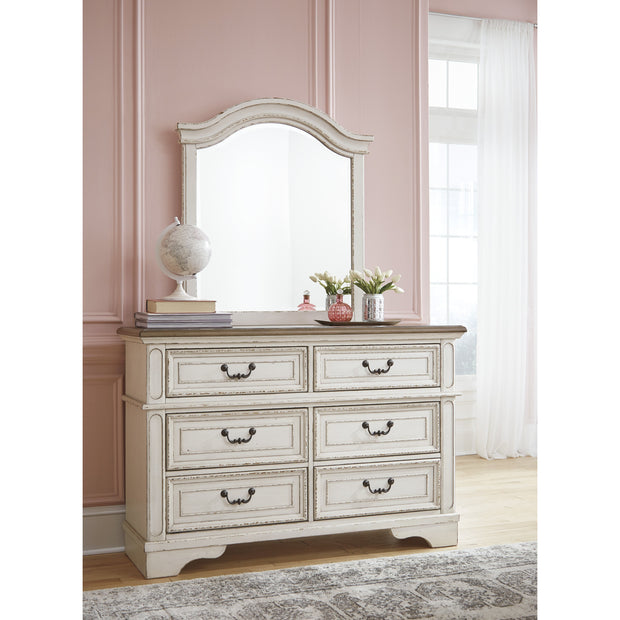 Realyn Chipped White Youth Dresser