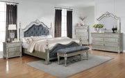 Sterling Silver Mirrored Poster Bedroom Set