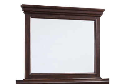 Brynhurst Dark Brown Bedroom Mirror