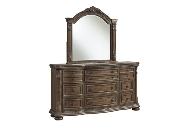 Charmond Brown Bedroom Mirror