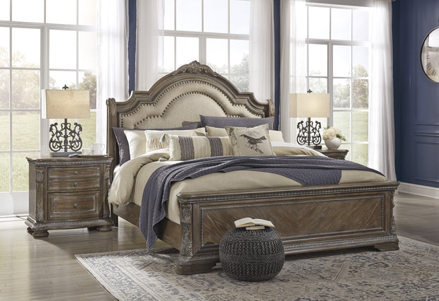 Charmond Brown Queen Sleigh Bed