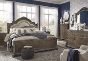 Charmond Brown Sleigh Bedroom Set