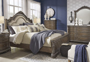 Charmond Brown Sleigh Bedroom Set