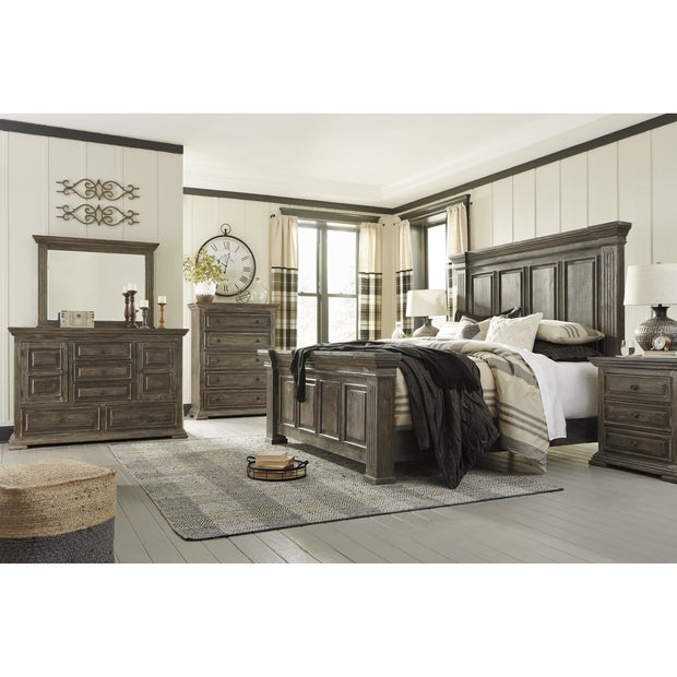 Wyndahl Rustic Brown Mirror | B813