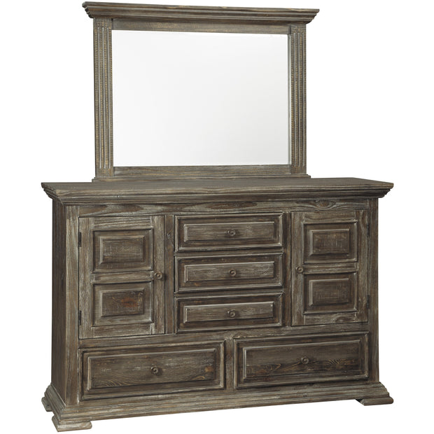 Wyndahl Rustic Brown Dresser | B813