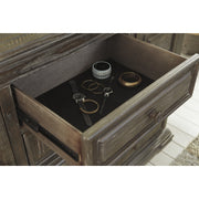 Wyndahl Rustic Brown Dresser | B813