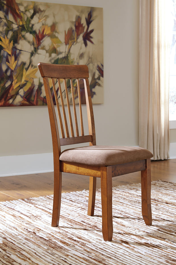 Berringer Rustic Brown Side Chair, Set of 2