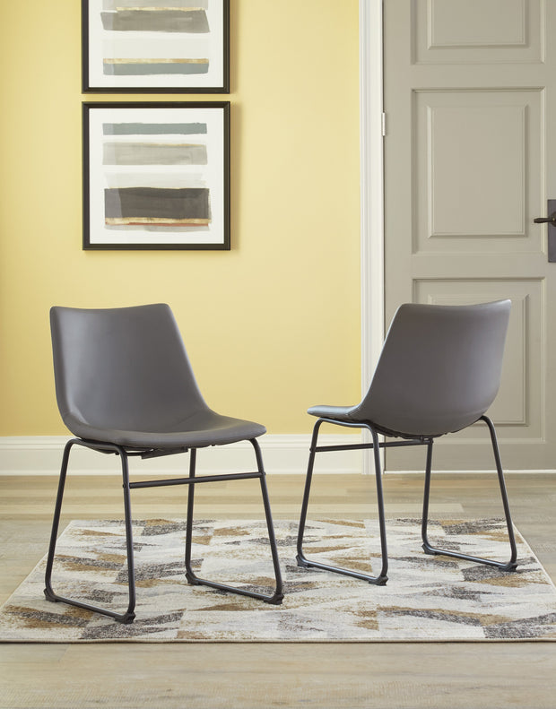 Centiar Gray Side Chair, Set of 2