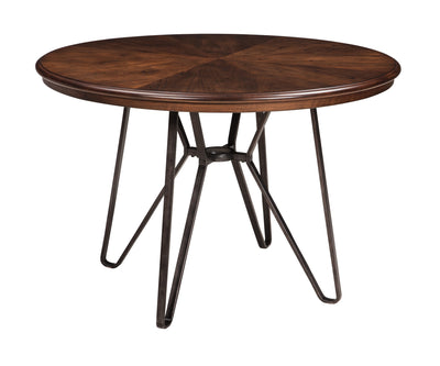 Centiar Brown Round Dining Table