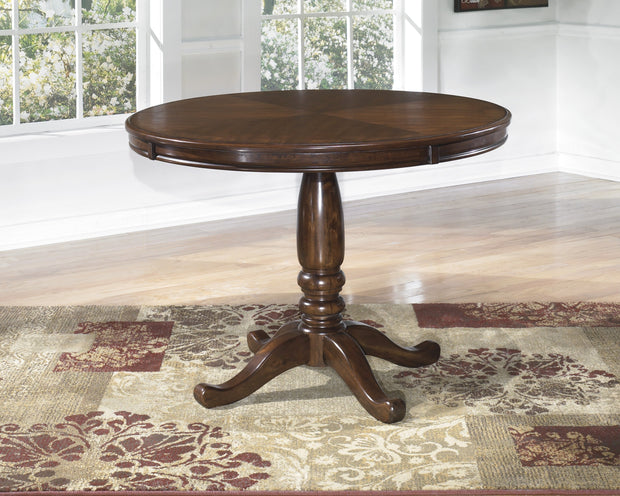 Leahlyn Medium Brown Round Dining Table