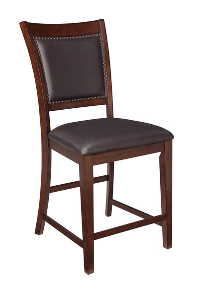 Collenburg Dark Brown Counter Height Chair, Set of 2
