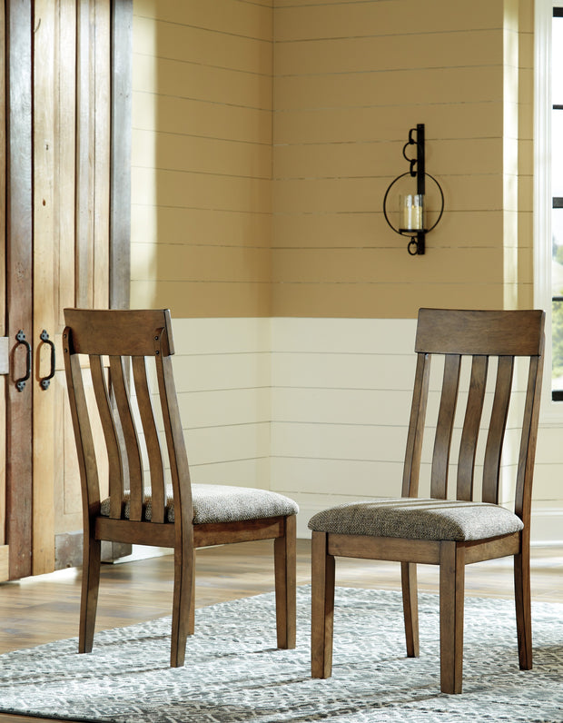 Flaybern Brown Side Chair, Set of 2
