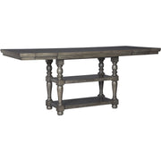 Audberry Dark Gray Counter Height Table | D637