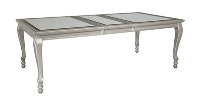 Coralayne Silver Rectangular Dining Table