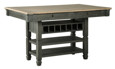 Tyler Creek Black/Gray Counter Height Dining Table