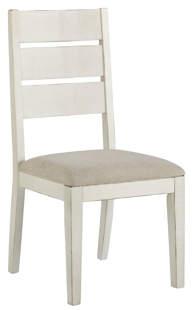 Grindleburg Antique White Side Chair, Set of 2