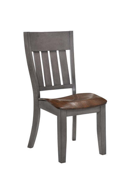 Marco Gray/Brown Side Chair, Set of 2