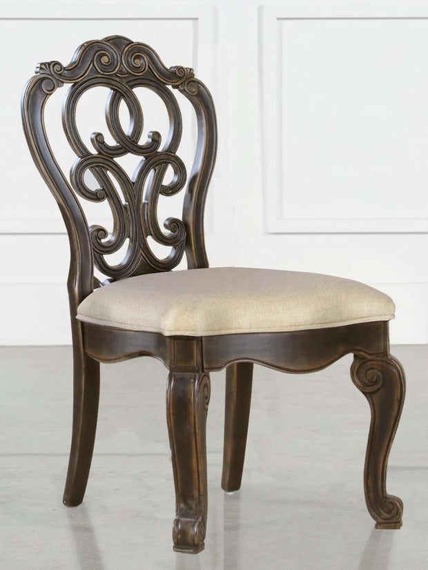Bordeaux Espresso Side Chair, Set of 2