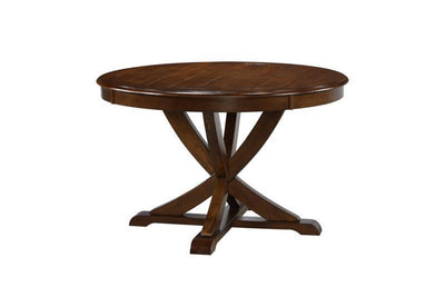 Venice Brown Round Dining Table