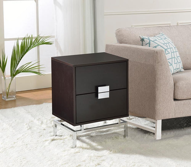 Lydia Cappuccino End Table