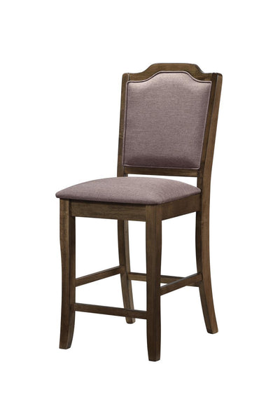 Leona Brown Counter Height Chair, Set of 2