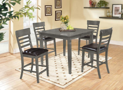 Paige Gray 5-Piece Counter Height Set ***