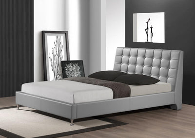 Belle Gray Queen Platform Bed