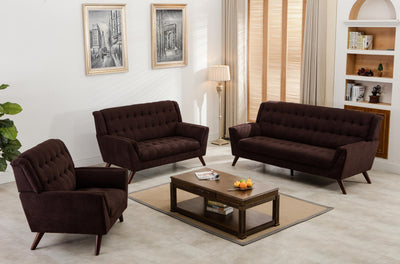 Elston Brown Mid-Century Living Room Set ***