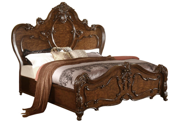 Brayton Brown King Panel Bed