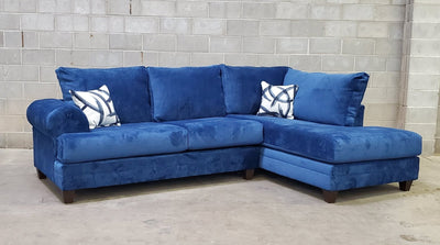 Groovy Blue RAF Sectional