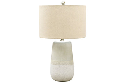 Shavon Beige/White Table Lamp