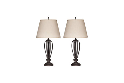 Mildred Bronze Finish Table Lamp (Set of 2)