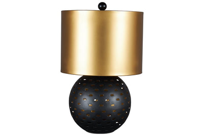 Mareike Black/Gold Finish Table Lamp