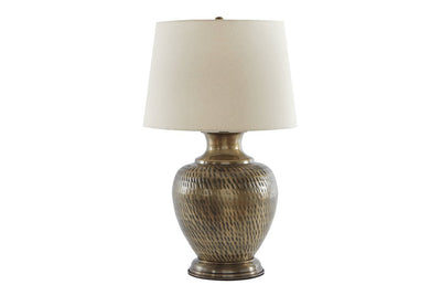 Eviana Antique Brass Finish Table Lamp