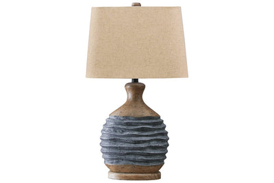 Medlin Gray/Beige Table Lamp