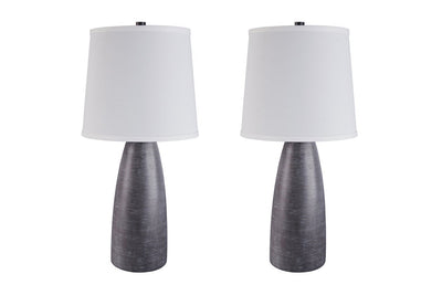 Shavontae Gray Table Lamp (Set of 2)