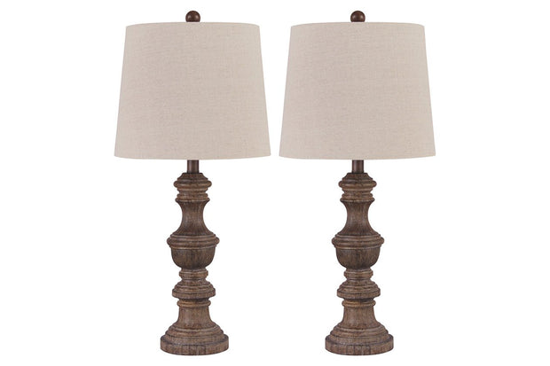 Magaly Brown Table Lamp (Set of 2)