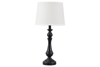 Kian Black/White Table Lamp