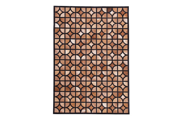 Jingjin Black/Brown 5' x 7' Rug