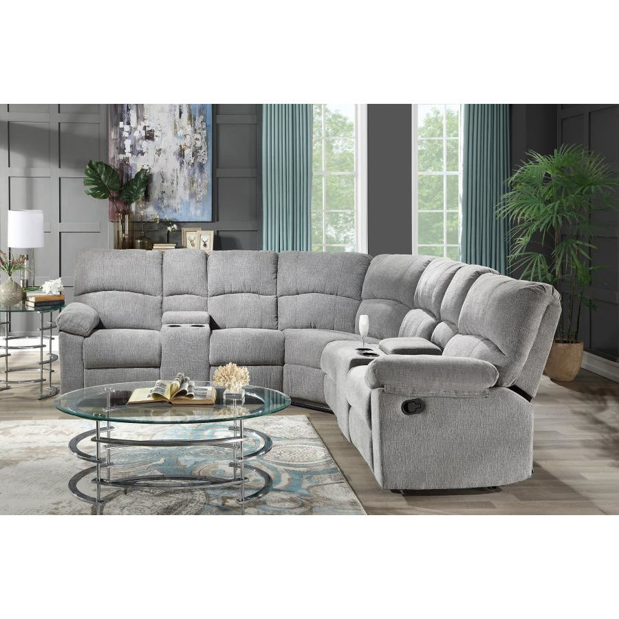 SPECIAL Mula Gray Reclining Sectional