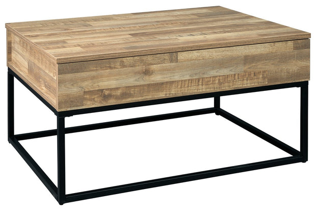 Gerdanet Natural Lift-Top Coffee Table