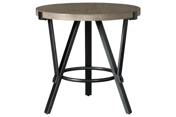 Zontini Light Brown End Table