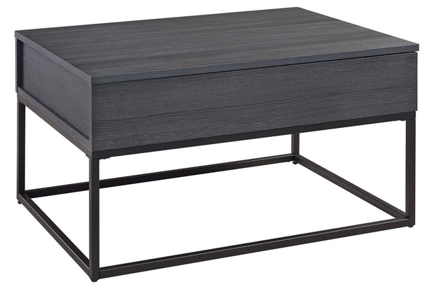 Yarlow Black Lift-Top Coffee Table
