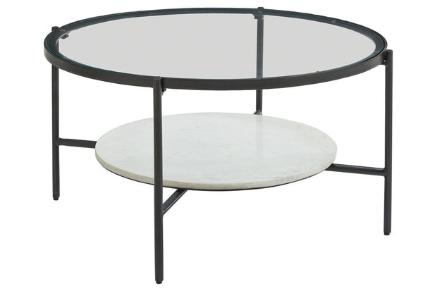 Zalany Black/White Coffee Table
