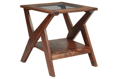 Charzine Warm Brown End Table