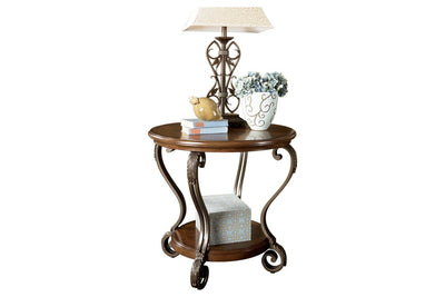 Nestor Medium Brown End Table