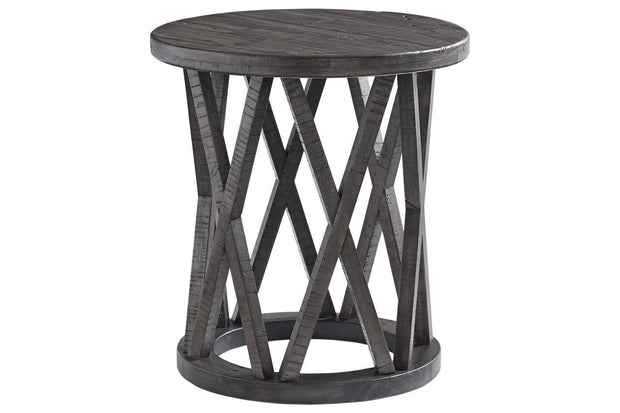 Sharzane Grayish Brown End Table